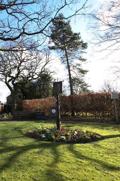 village green in eccleston